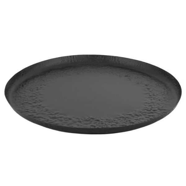 Dienblad hammered zwart 40cm